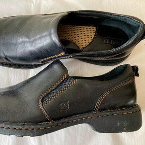 BORN Leather Slip-on with DRYZ . Womens Size 10